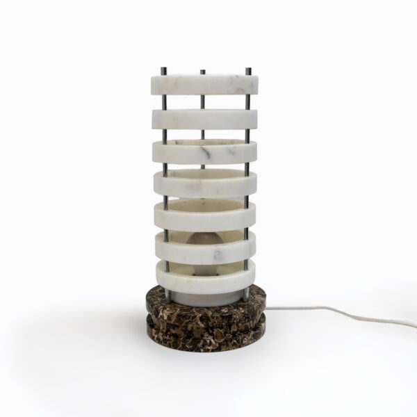 Mid-century Modern Italian Marble Table Lamp, 1960s - Image 6