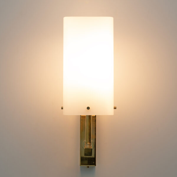 Pair of Italian Murano Glass and Brass Sconces - Image 6
