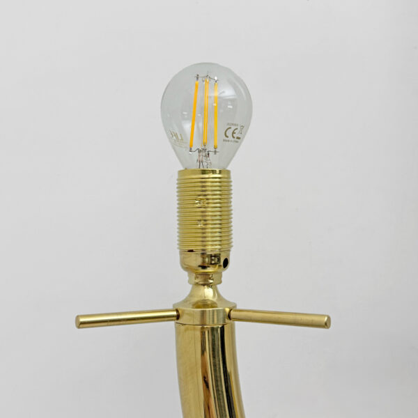 Pair of Large Brass and Murano Glass Sconces Gio Ponti Style - Image 8
