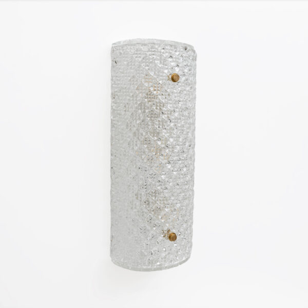 Pair of Modern Italian Murano Glass Textured Wall Sconces - Image 4