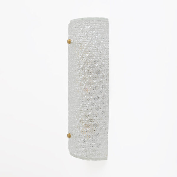 Pair of Modern Italian Murano Glass Textured Wall Sconces - Image 5