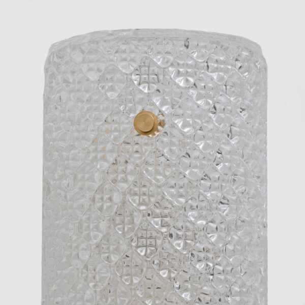 Pair of Modern Italian Murano Glass Textured Wall Sconces - Image 7