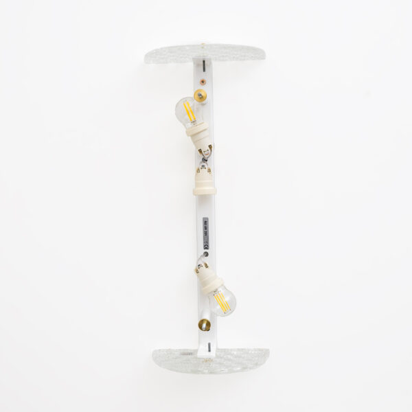 Pair of Modern Italian Murano Glass Textured Wall Sconces - Image 8
