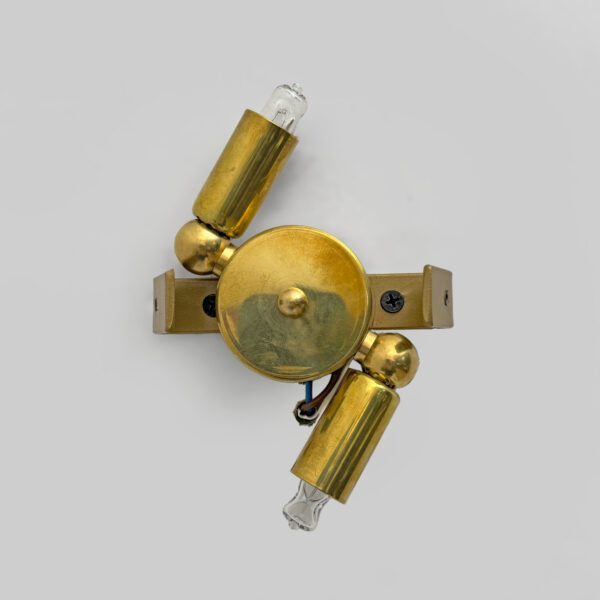 Pair of Modern Murano Glass Gold Leaf Sconces - Image 8
