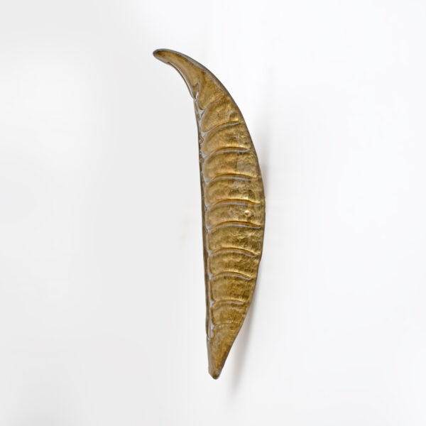 Pair of Modern Murano Glass Gold Leaf Sconces - Image 6