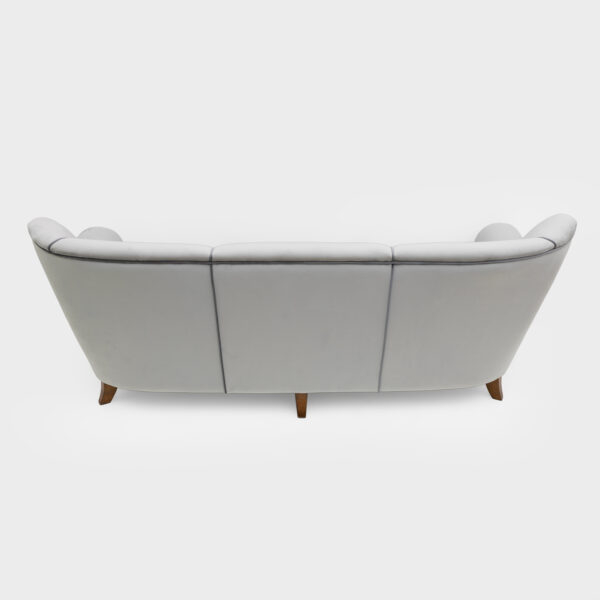 Attributed Guglielmo Ulrich Art Deco Italian Velvet Sofa, 1940s - Image 12