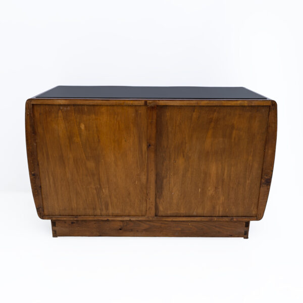 Art Deco Italian Thuja Root Curved Chest of Drawers, 1930s - Image 9