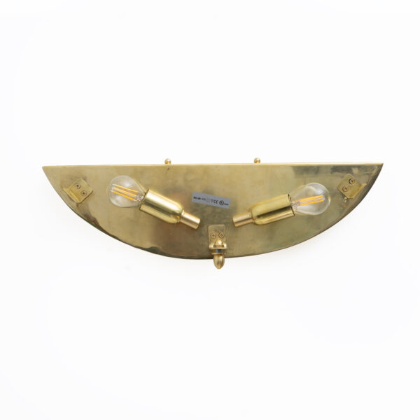 Pair of Barovier Style Murano Glass Shell Sconces - Image 7
