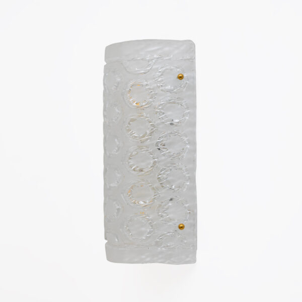 Pair of Modern Italian Murano Glass Textured Wall Sconces - Image 7