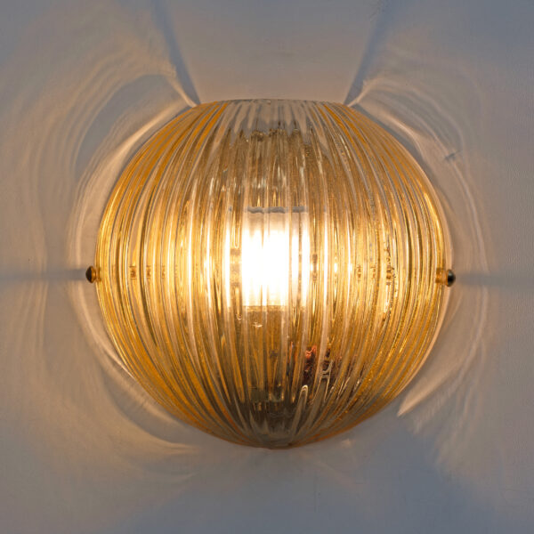 Pair of Vistosi Modern Murano Glass Sconces - Image 3