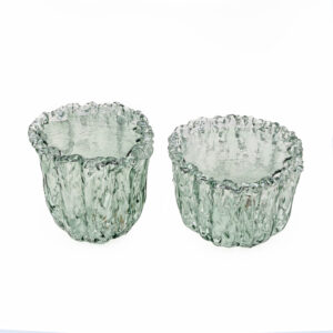 Pair of Aquamarine Murano Glass Coffee Table by Tokujin Yoshioka