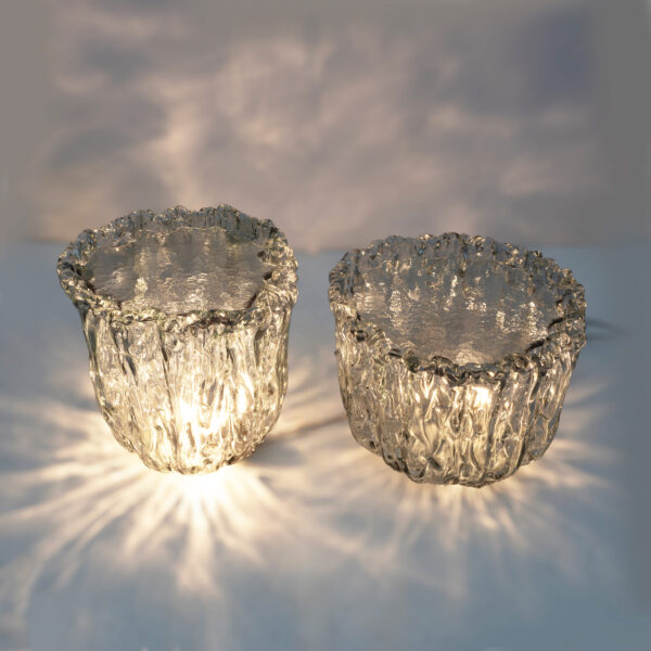 Pair of Aquamarine Murano Glass Coffee Table by Tokujin Yoshioka - Image 2