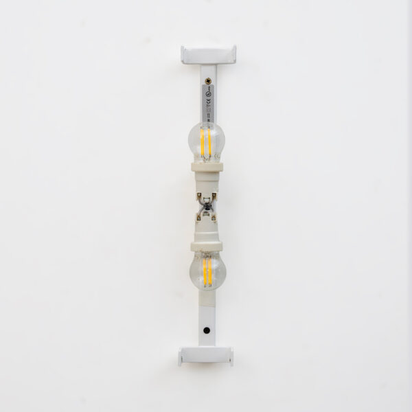 Pair of Mazzega-Style Crystal Natural Murano Glass Sconces - Image 8