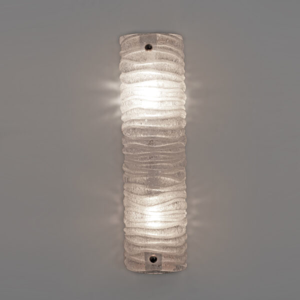 Pair of Barovier & Toso Style Brass and Murano Glass Sconces - Image 3