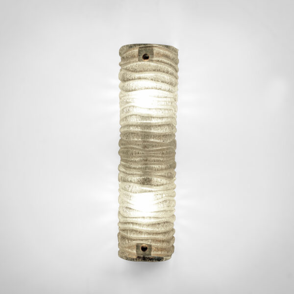Pair of Barovier & Toso Style Aquamarine Murano Glass Sconces - Image 3