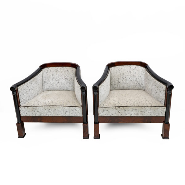 19th Century Biedermeier Two Armchairs and Sofa Vienna 1840 - Image 12