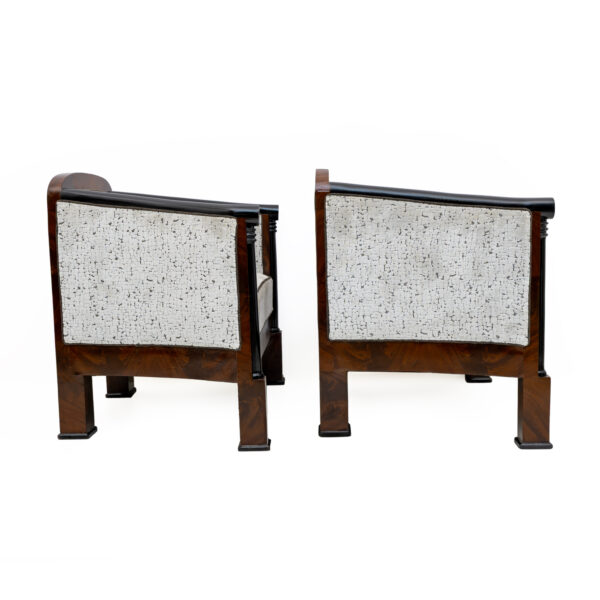 19th Century Biedermeier Two Armchairs and Sofa Vienna 1840 - Image 15