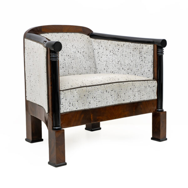 19th Century Biedermeier Two Armchairs and Sofa Vienna 1840 - Image 16