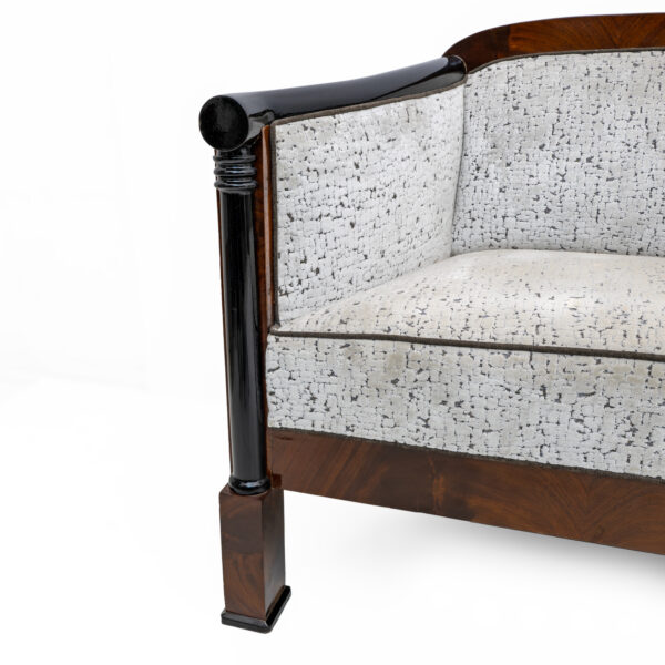 19th Century Biedermeier Two Armchairs and Sofa Vienna 1840 - Image 19