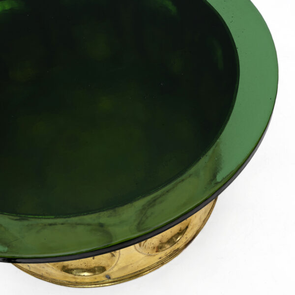 Italian Murano Glass and Brass Coffee Table, 1970s - Image 2