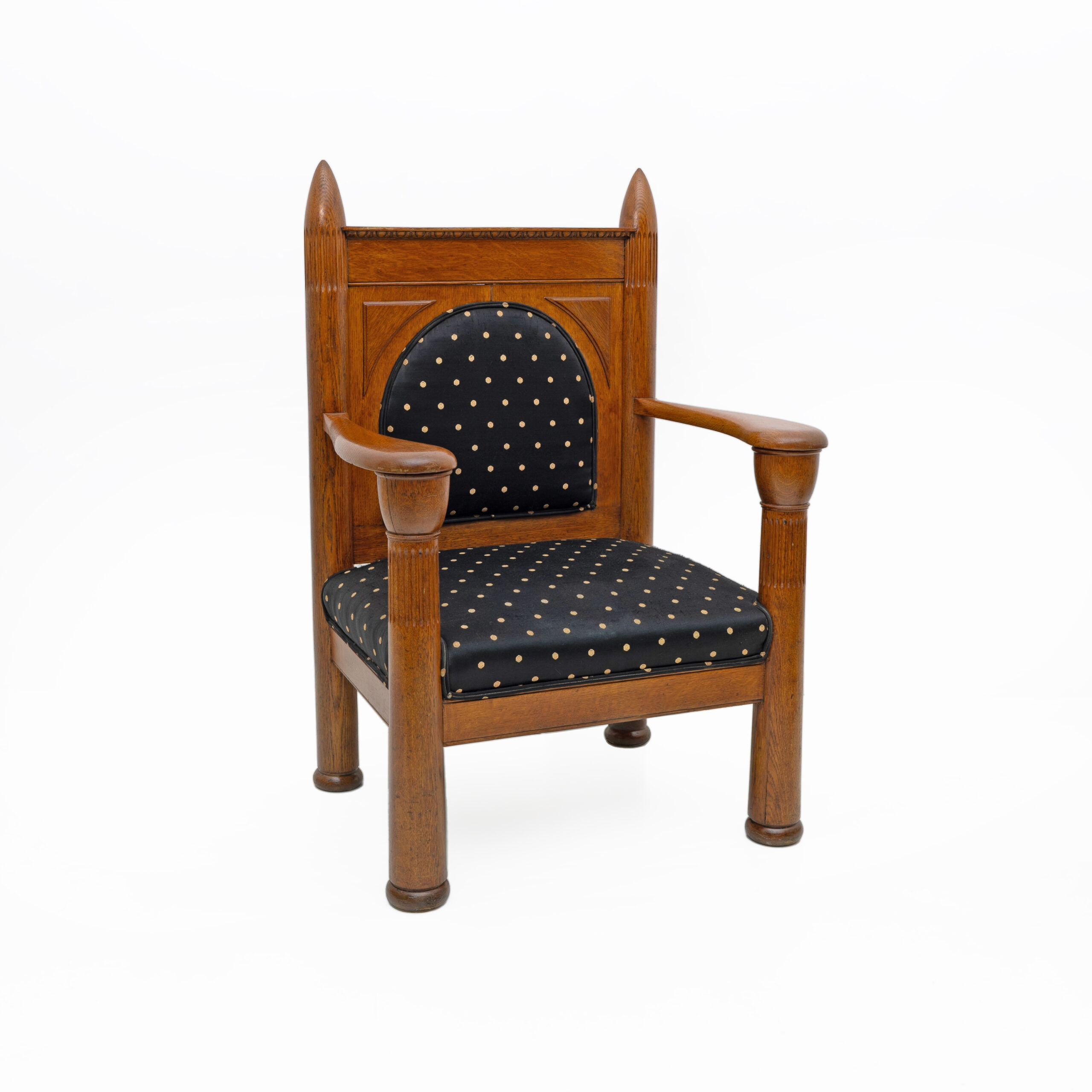 Oak Art Deco Amsterdam School Armchairs 1920s - Image 4