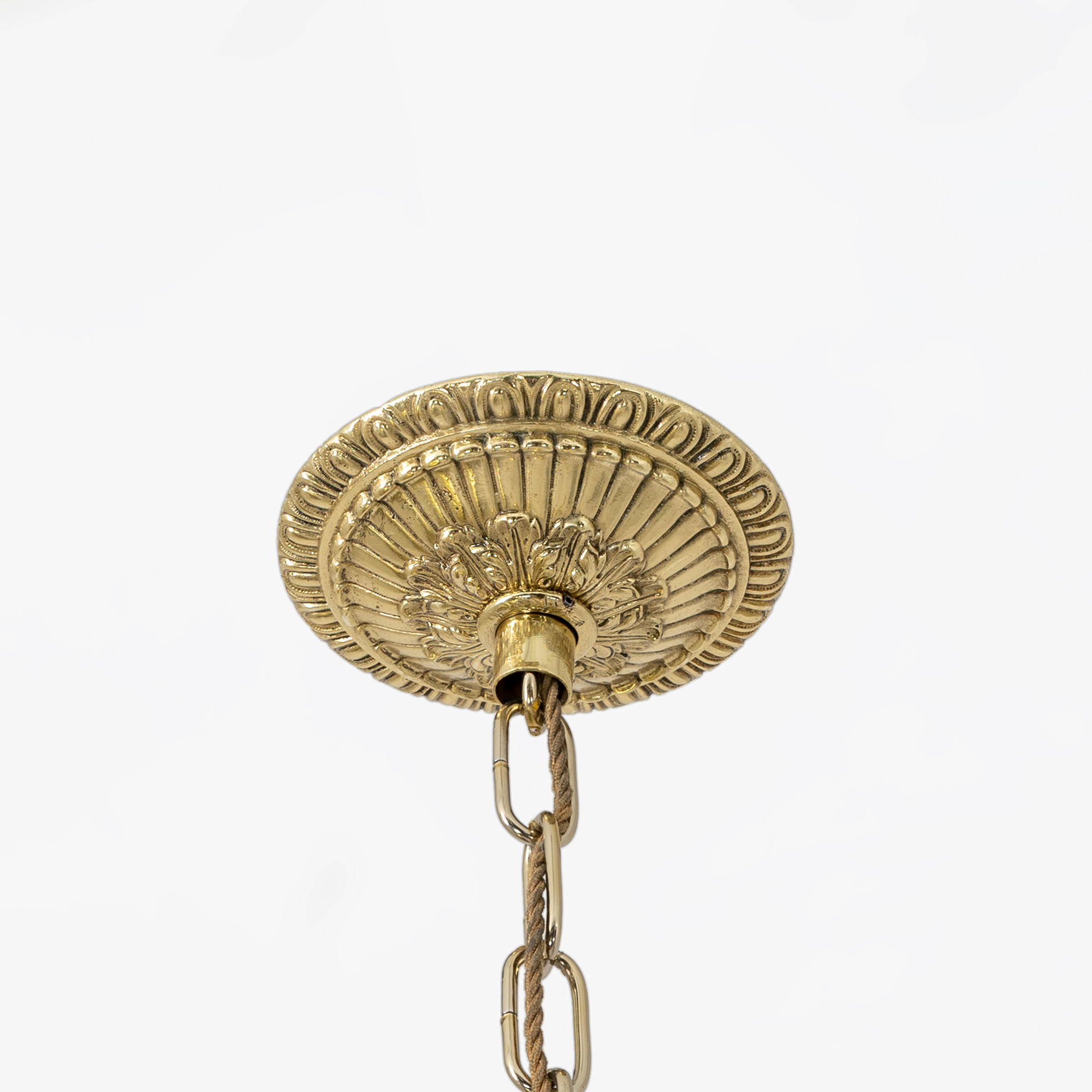 Empire Style Gilt Bronze Chandelier – Italy, Early 19th - Image 3