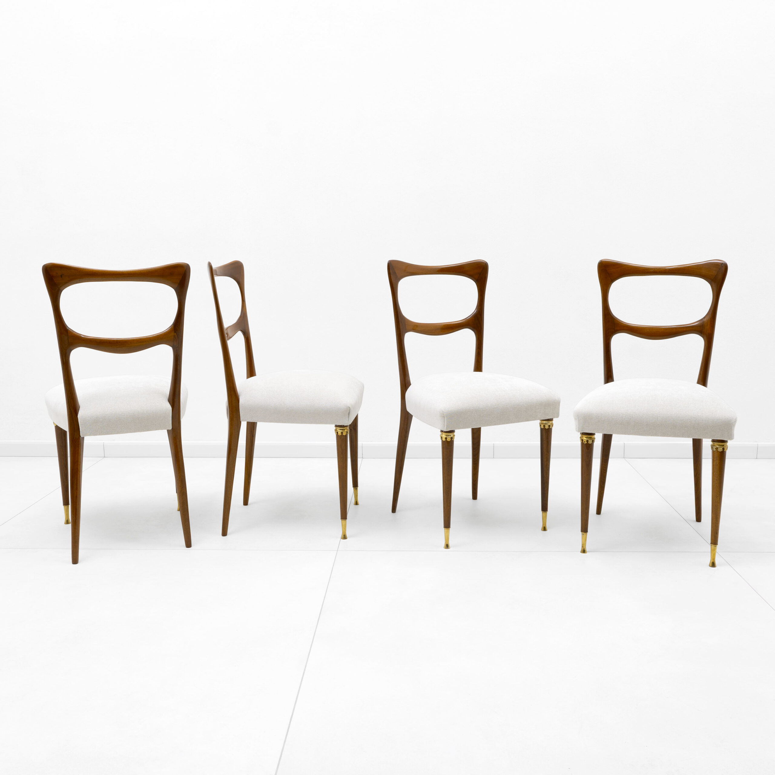 Attributed to Paolo Buffa Dinning Chairs, 1950s, Set of Four