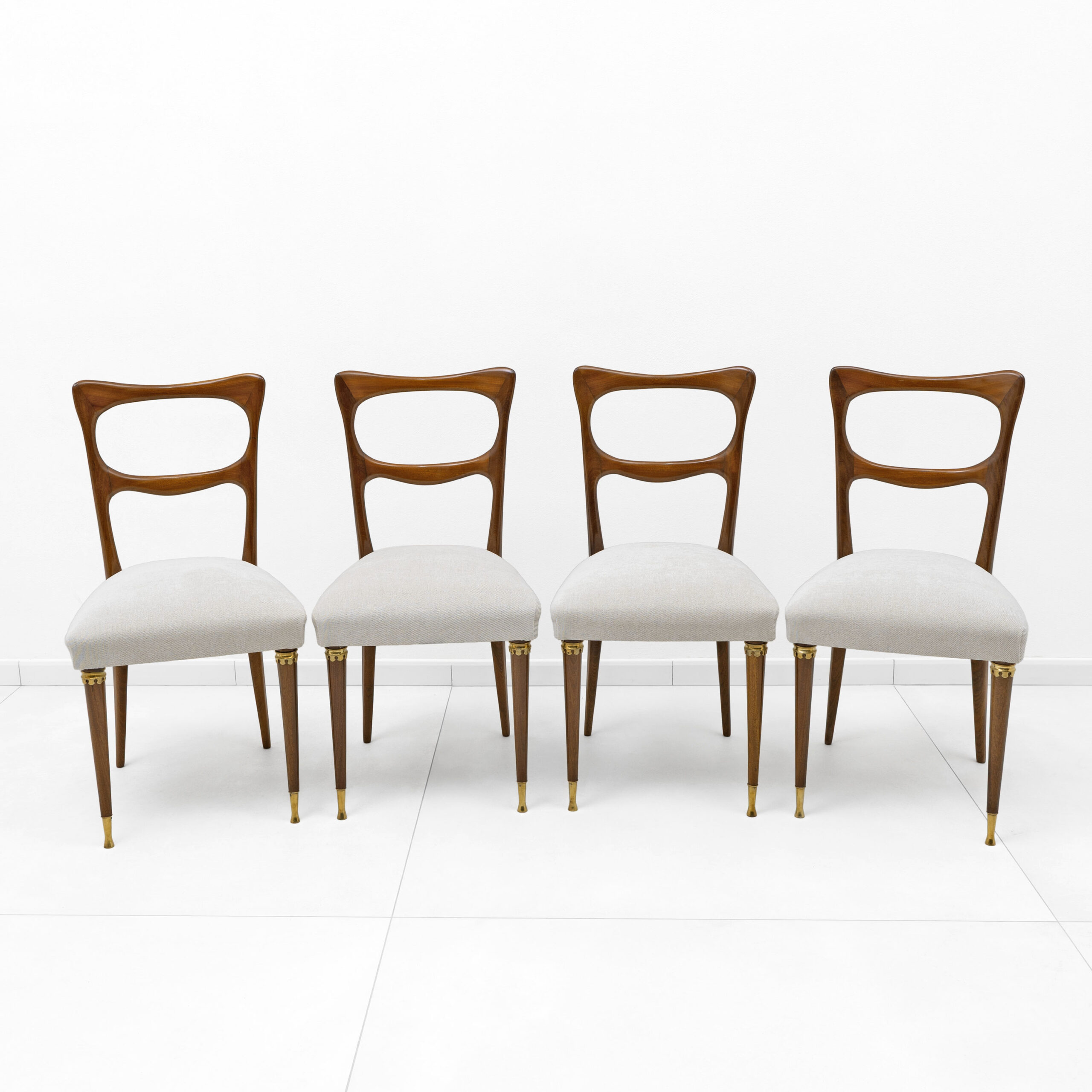 Attributed to Paolo Buffa Dinning Chairs, 1950s, Set of Four - Image 3