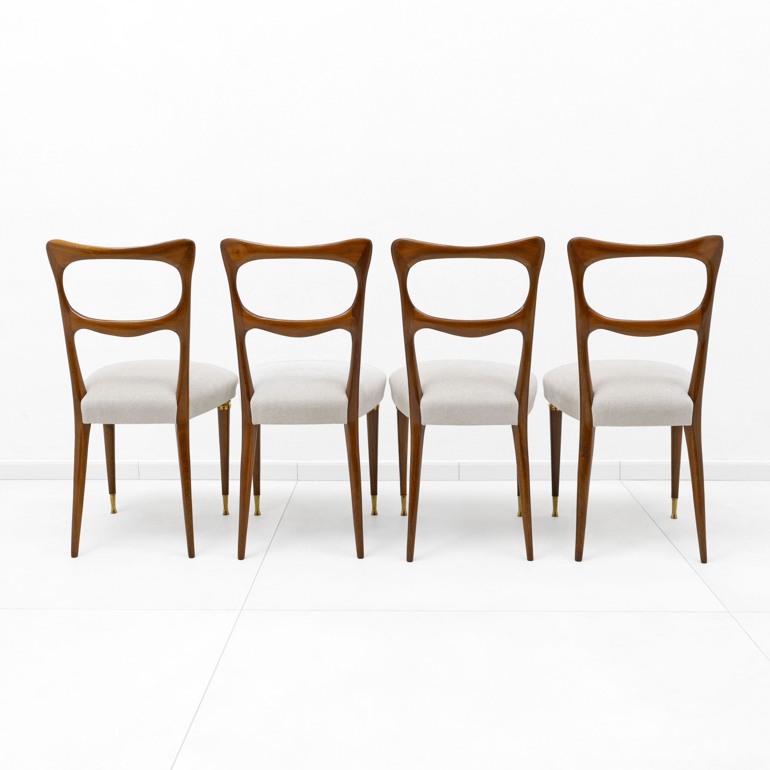 Attributed to Paolo Buffa Dinning Chairs, 1950s, Set of Four - Image 5