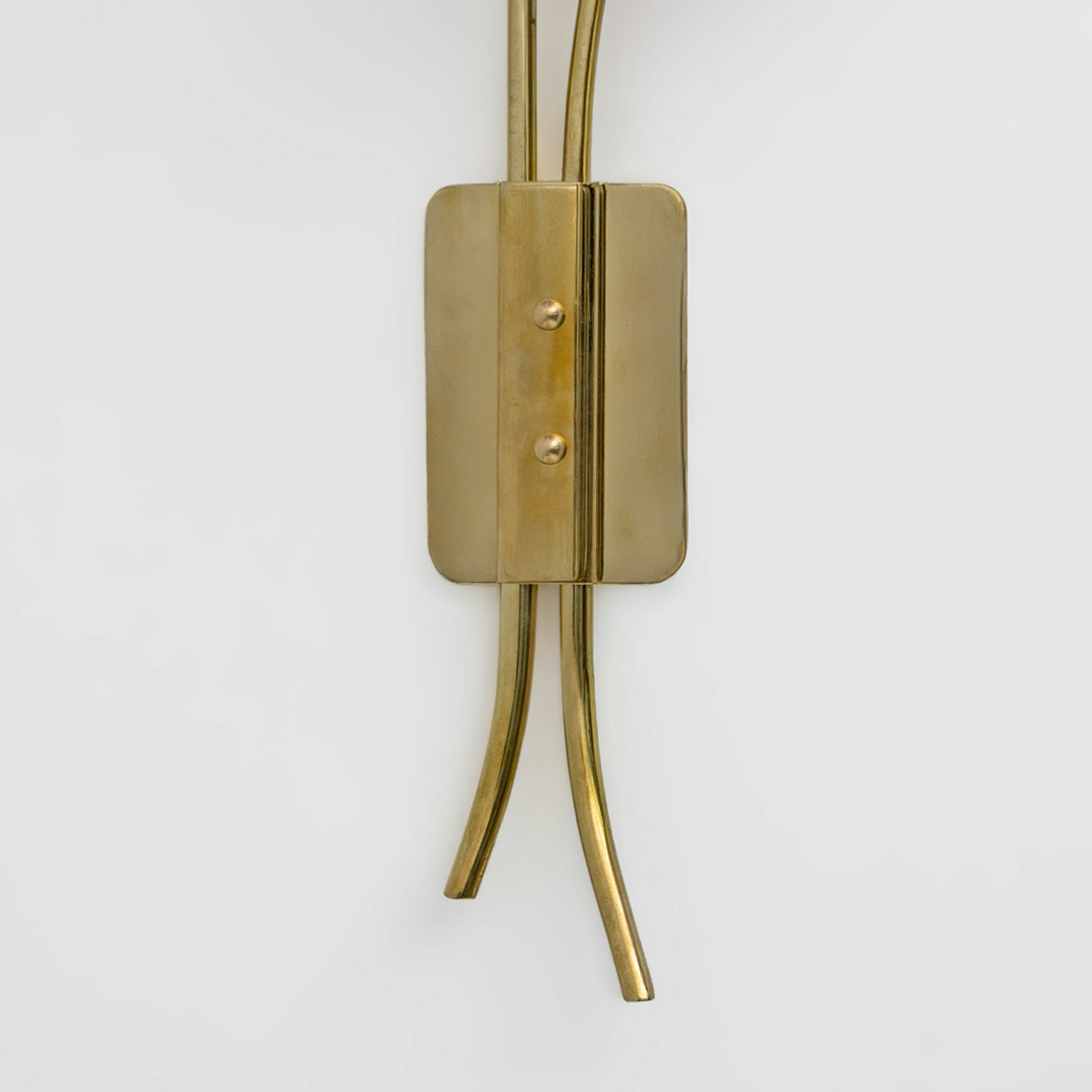 Pair of Tulips Murano Glass and Brass Sconces - Image 11