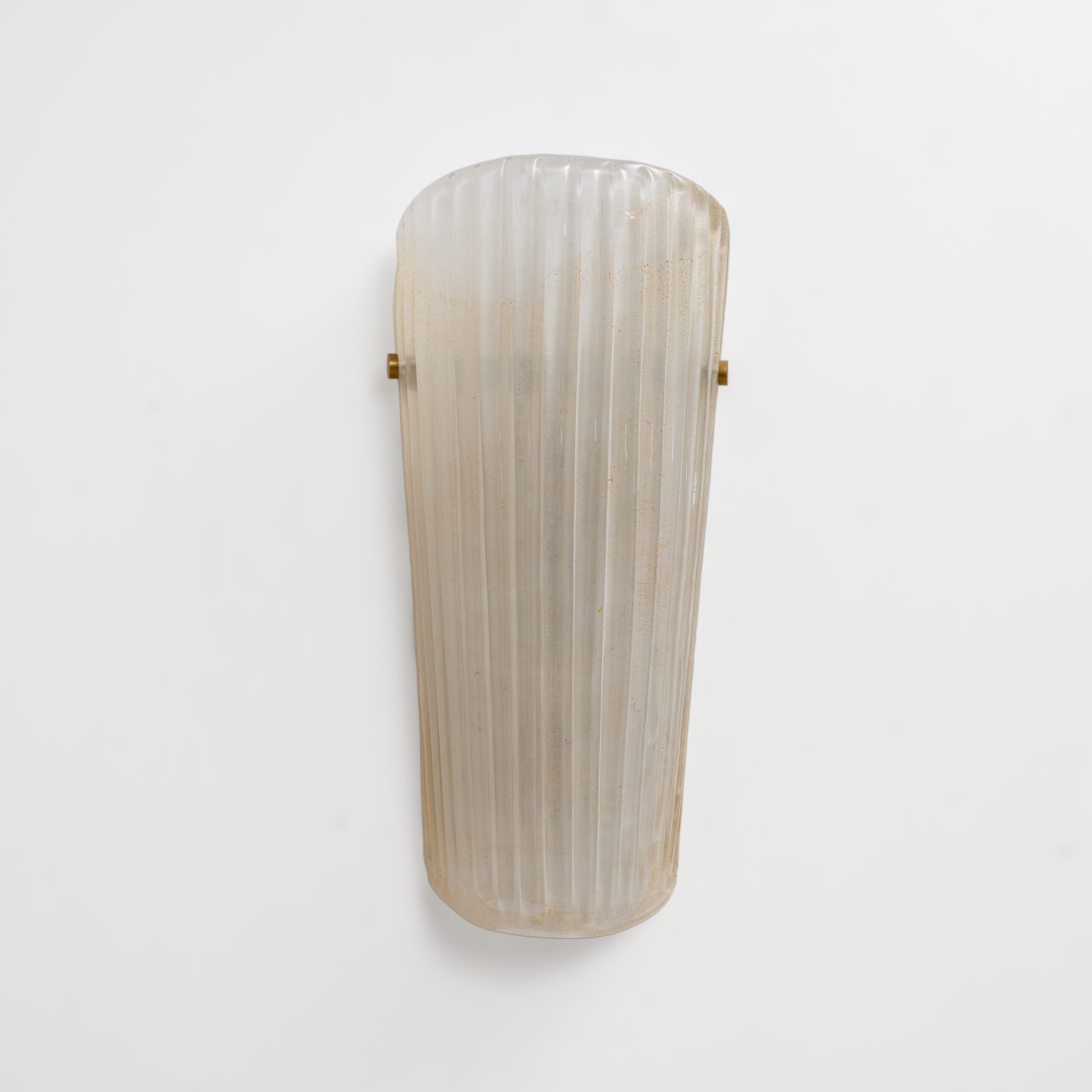 Pair of Murano Glass Sconces with Gold Dust Inclusions - Image 2