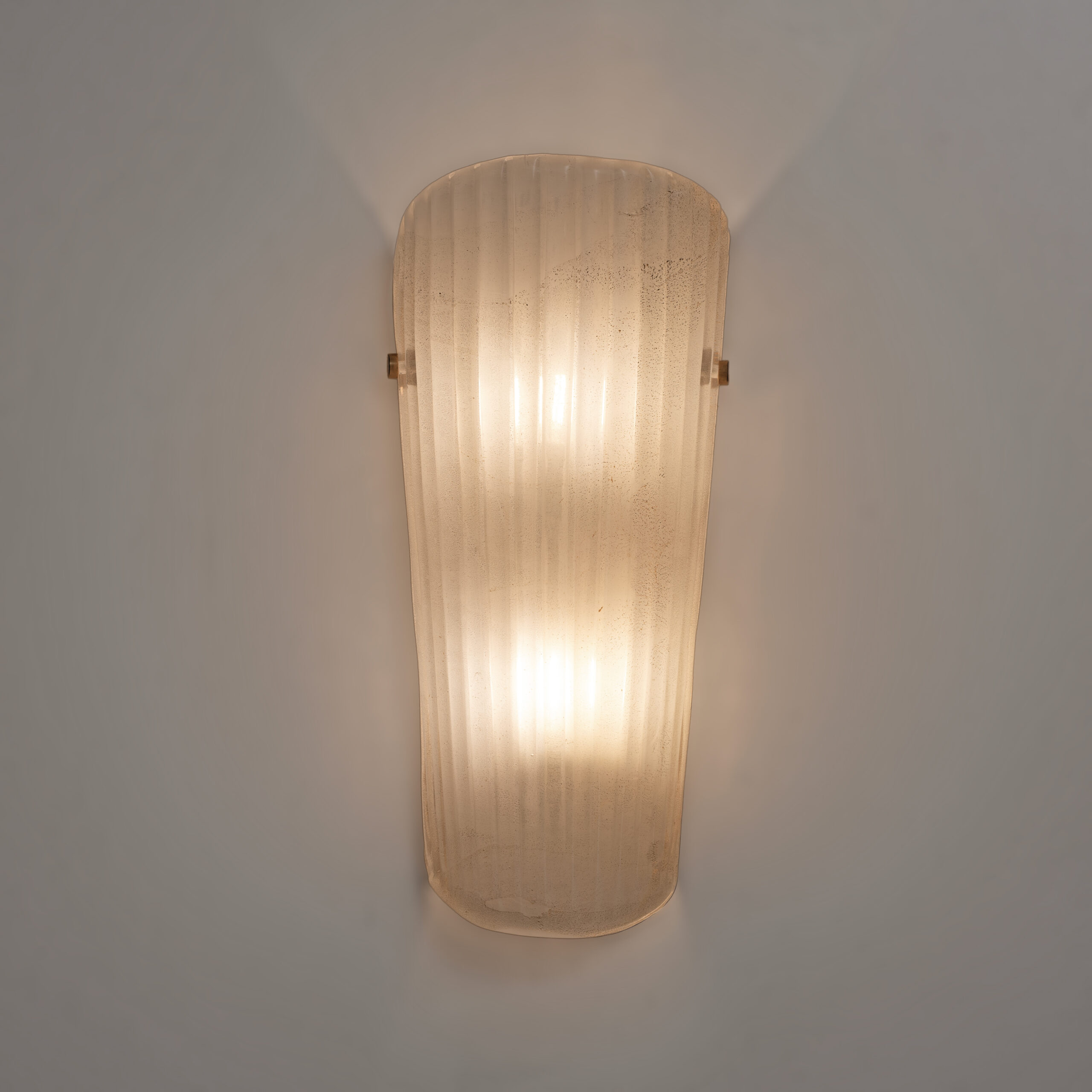Pair of Murano Glass Sconces with Gold Dust Inclusions - Image 3